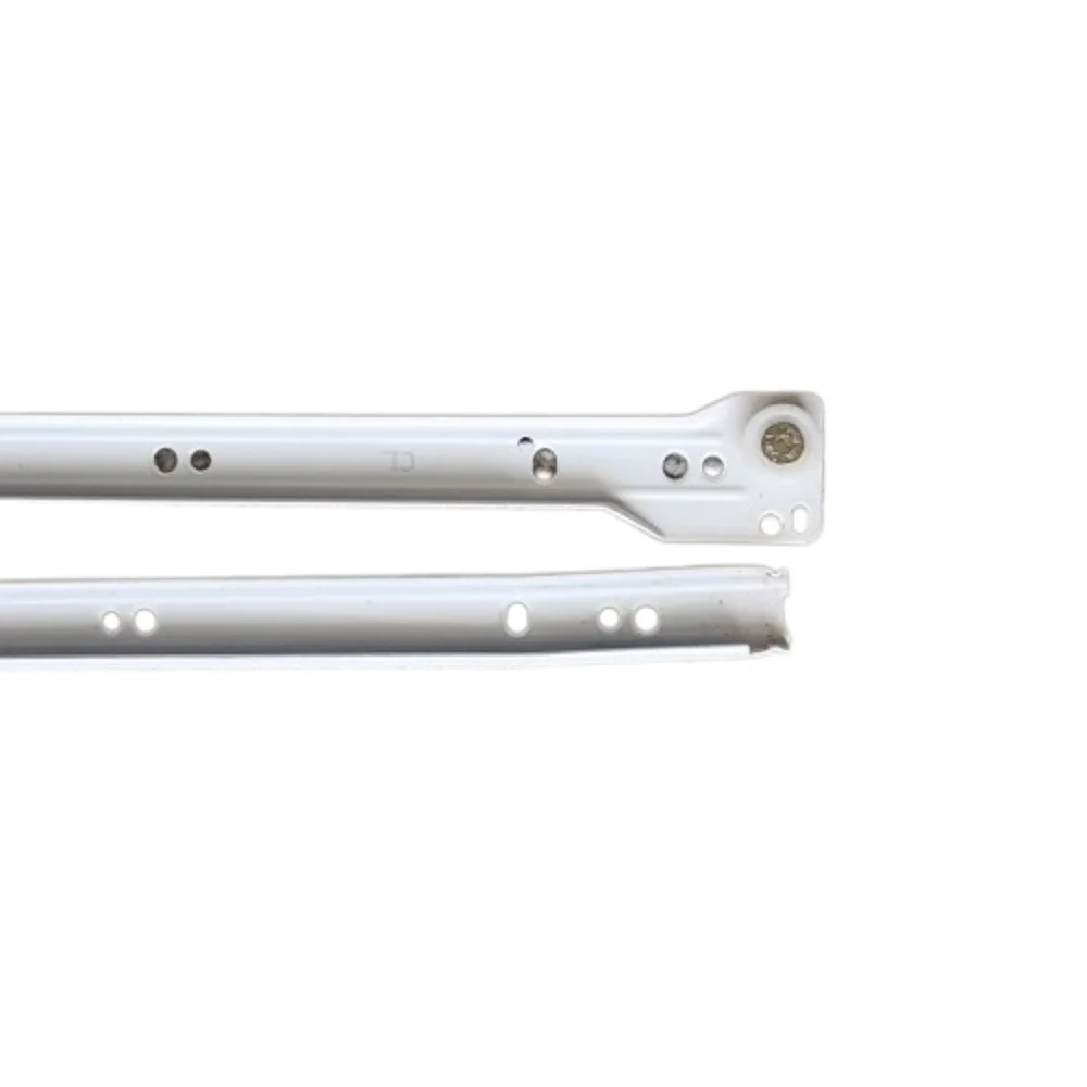 24-Inch Bottom Mount Drawer Slide Rails - white (2 sets included)